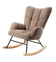 Sillon Mecedor Alba Gris Topo carestino