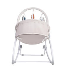 Mecedora Gris Espacial Carestino
