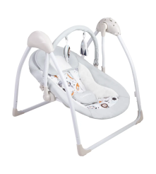 Mecedora Electrónica Gris Carestino