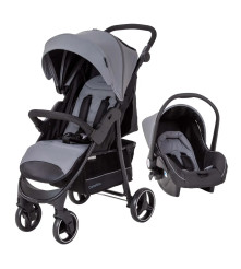 Coche CITY TRAVEL V3 Accesorios Rosa Malva carestino