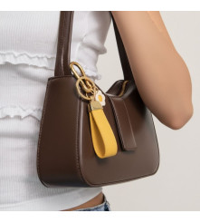 BAG CHARM FLOWER BUTTER YELLOW