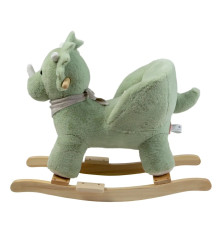 Peluche Mecedor +12meses Cisne blanco rosa carestino