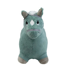 Saltarín de Peluche Inflable +18meses Caballo Verde carestino