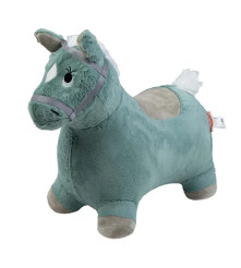 Saltarín de Peluche Inflable +18meses Caballo Verde carestino