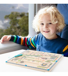 Juego Encajable Y Laberinto Y Números 30*22 Cm Úpale