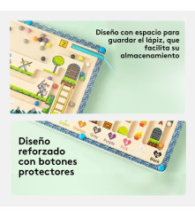 Juego Encajable Y Laberinto Y Números 30*22 Cm Úpale
