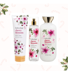 SET PINK VANILLA WISH CON BODY WASH + LOCION CORPORAL + SPLASH BODYCOLOGY