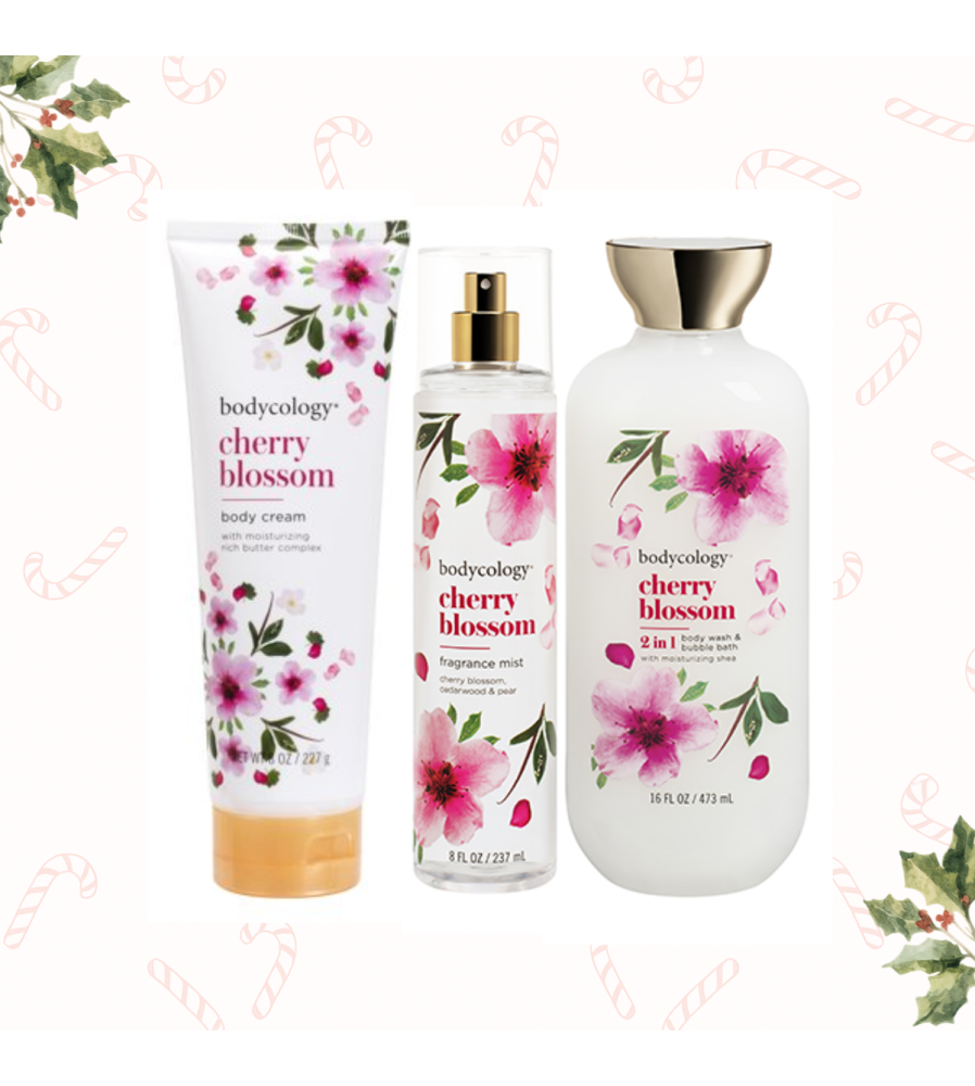 SET PINK VANILLA WISH CON BODY WASH + LOCION CORPORAL + SPLASH BODYCOLOGY