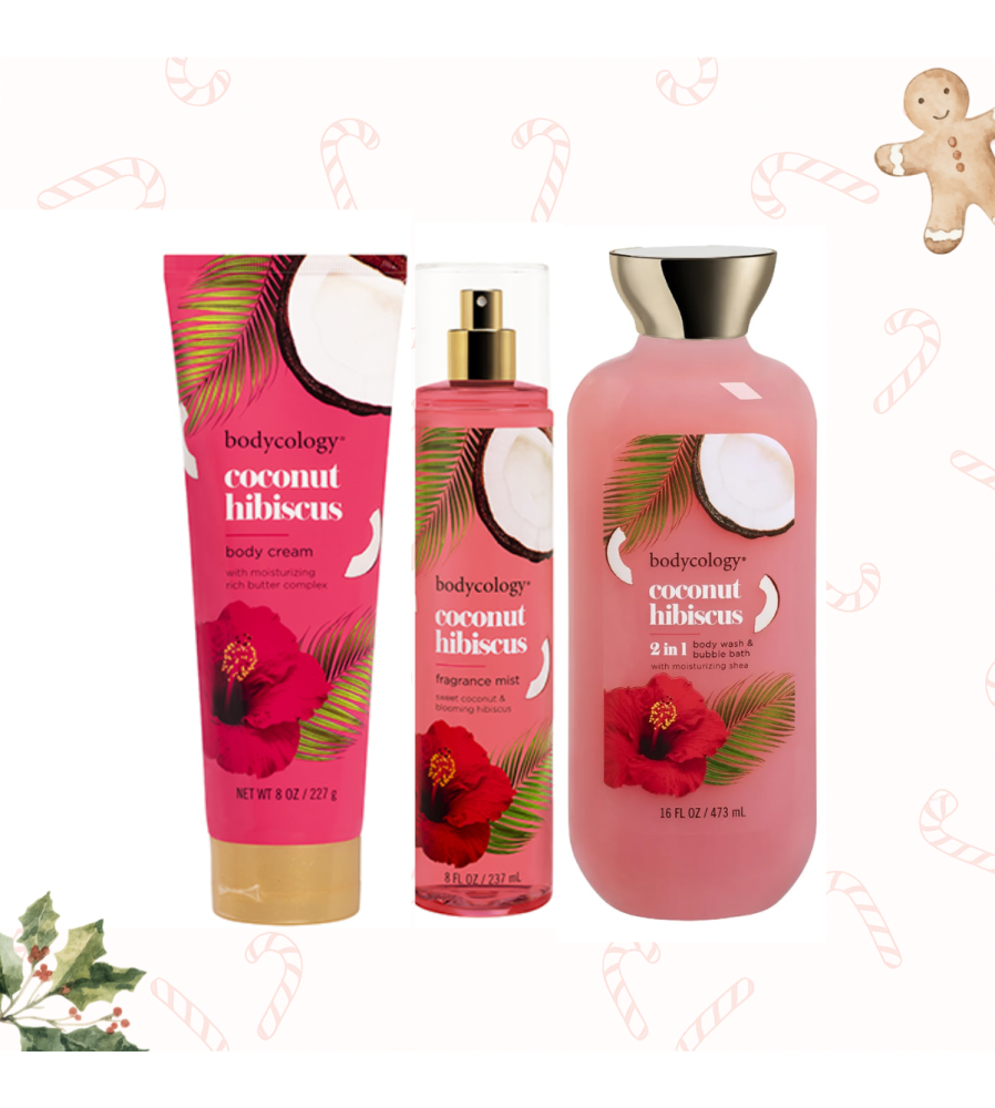 SET CHERRY BLOSSOM  CON BODY WASH + LOCION CORPORAL + SPLASH BODYCOLOGY