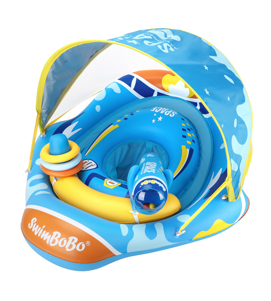 Flotador De Piscina Techo Inflable para bebés Lila