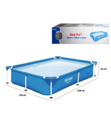 Piscina de Tubo Rectangular Bestway, 150x110x42cm