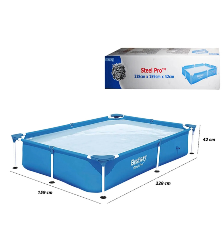 Piscina de Tubo Rectangular Bestway, 150x110x42cm