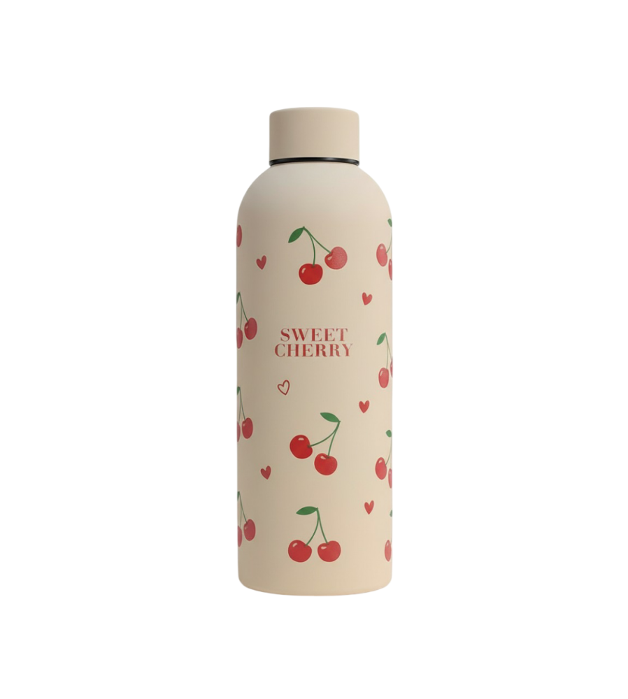 BOTELLA TERMO ACERO INOXIDABLE CHERRY 500ML