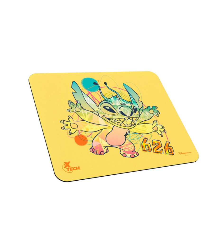 MOUSE XTECH INALAMBRICO DISNEY STITCH USB + MOUSE PAD CON ALMOHADILLA