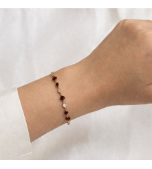 PULSERA RUBI ACERO QUIRURJICO 304