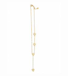 COLLAR GOLD EN ACERO QUIRURJICO 304 CON CAJA