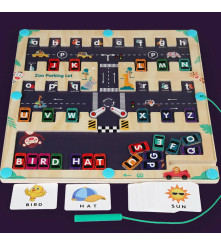 Juego Encajable Y Laberinto Números 42x21cm Úpale