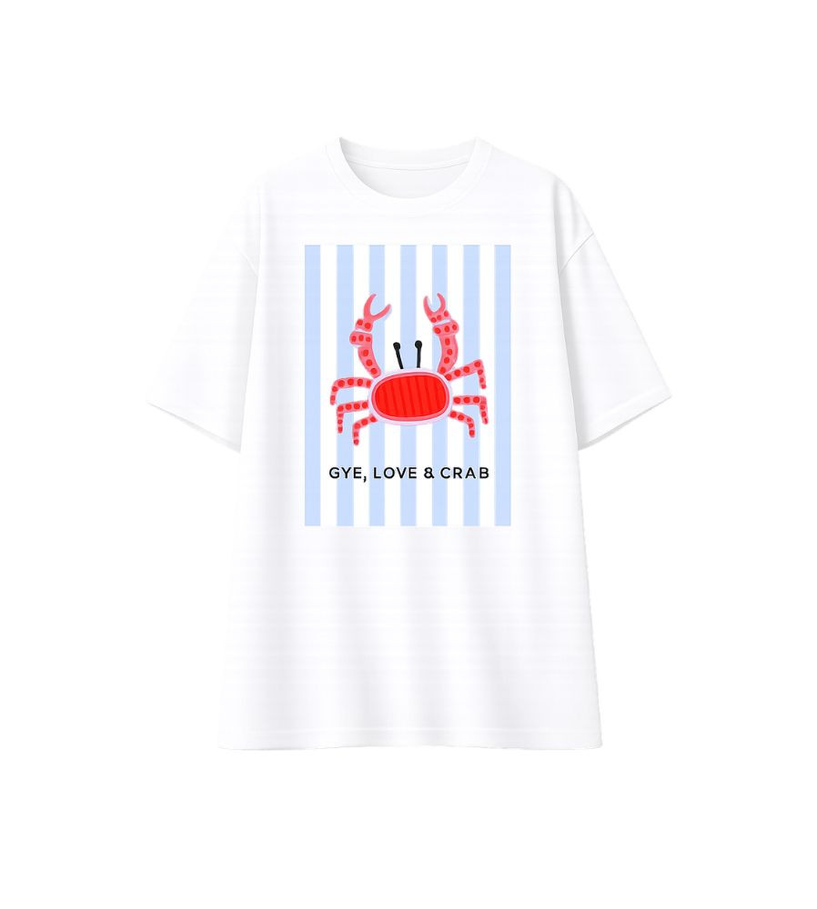 CAMISETA OVERSIZE BLANCA ALGODÓN GYE EDITION