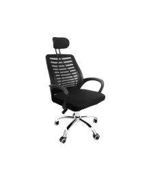 SILLA EJECUTIVA XTRATECH RISTRETTO NEGRA PESO MAX 120KG