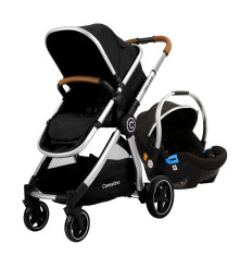 Coche BEVERLY V2 Con Accesorios NEGRO CARESTINO