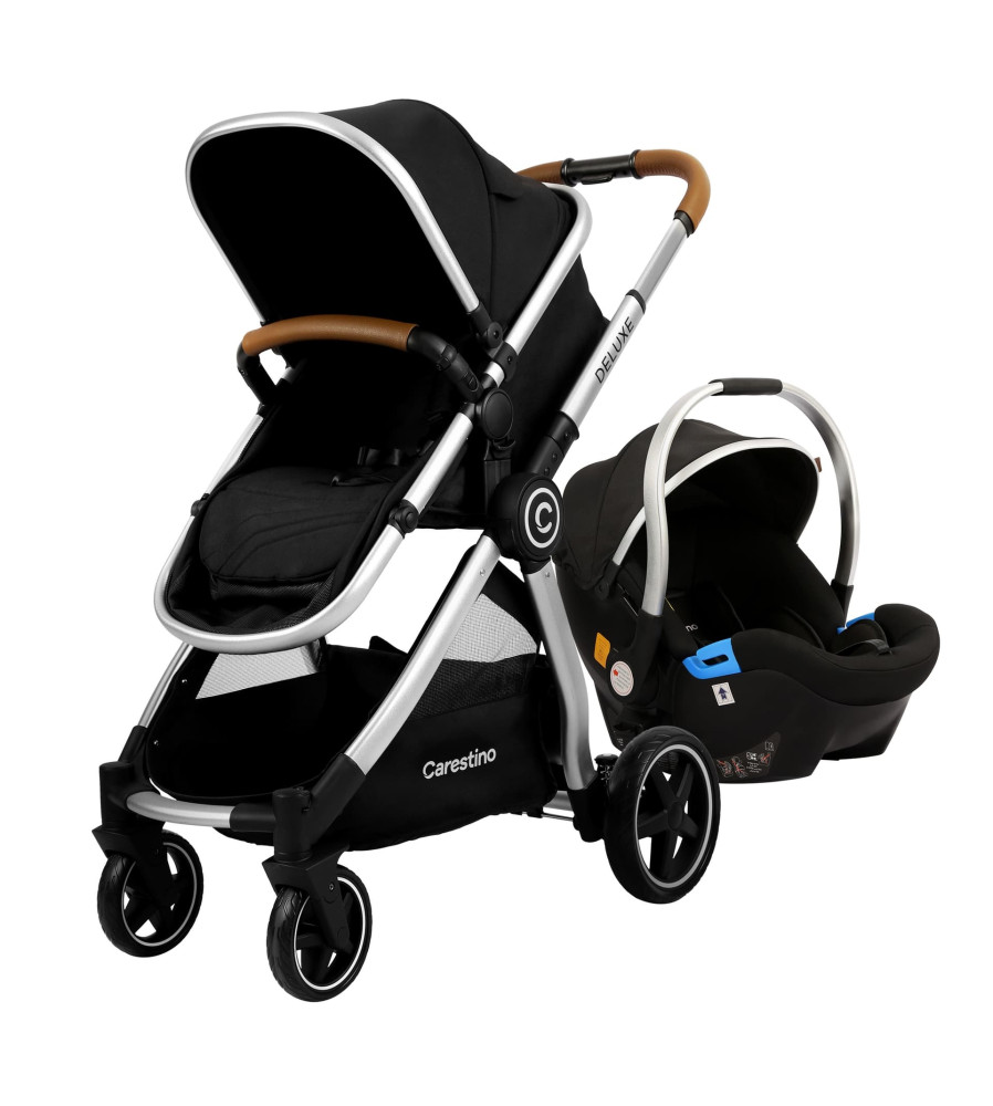 Coche BEVERLY V2 Con Accesorios NEGRO CARESTINO