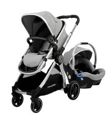 Coche DELUXE V2 NEW BLACK CON ACCESORIOS CARESTINO
