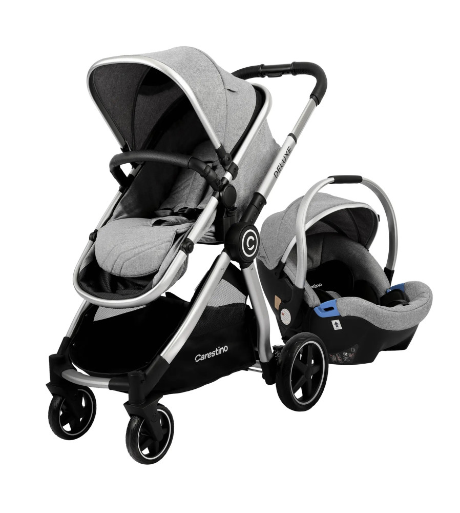 Coche DELUXE V2 NEW BLACK CON ACCESORIOS CARESTINO