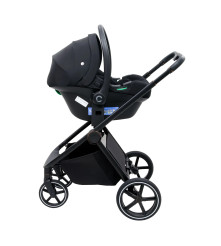 COCHE DELUXE CON ACCESORIOS GREIGE CARESTINO