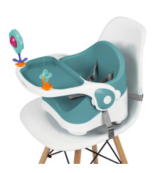 Silla de Comer Booster Verde Agua Carestino
