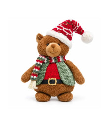 Oso Navideño de Felpa Sentado 30cm
