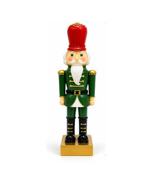 Oso Navideño de Resina en Motoneta Roja 21cm