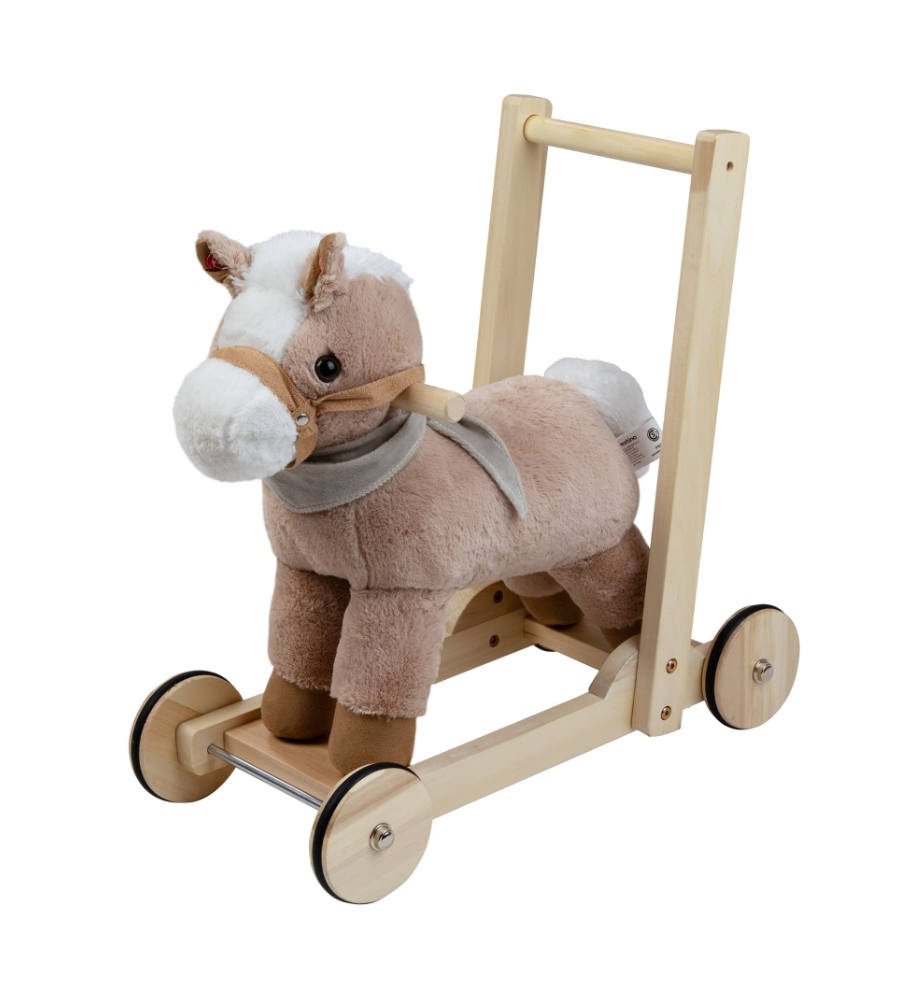 Peluche Mecedor +12meses Caballo beige Carestino
