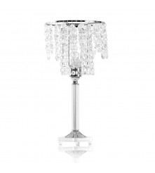 LAMPARA DE MESA DE ACRILICO CRISTAL DORADO