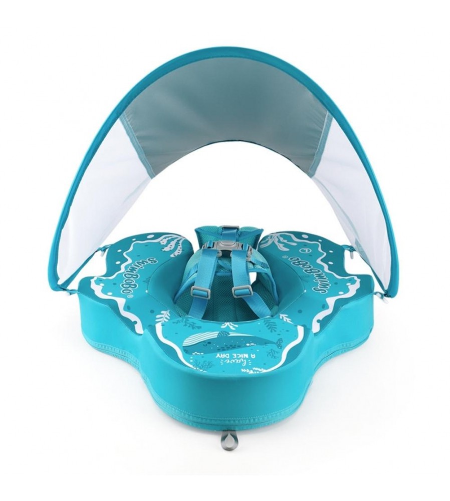 FLOTADOR TELA CON TECHO AZUL K7903 UPALE