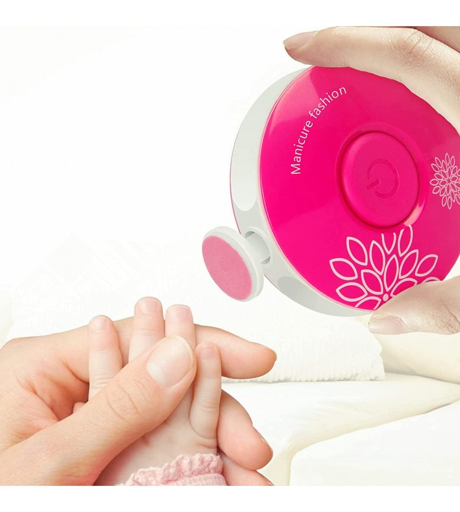 LIMA DE UÑAS ELECTRICA ROSA UPALE