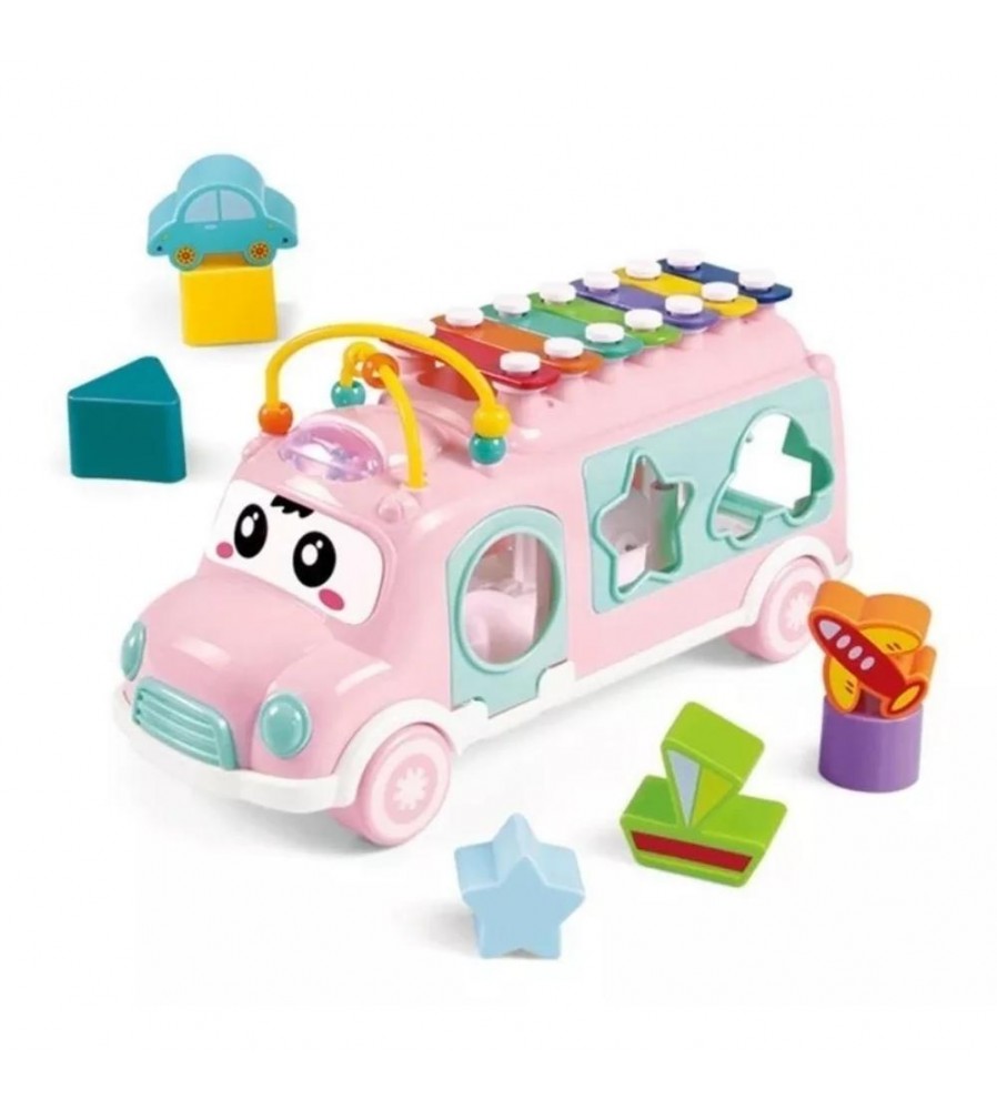 JUGUETE BUS ROSA ÚPALE