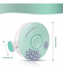 LIMA DE UÑAS ELECTRICA CELESTE ÚPALE