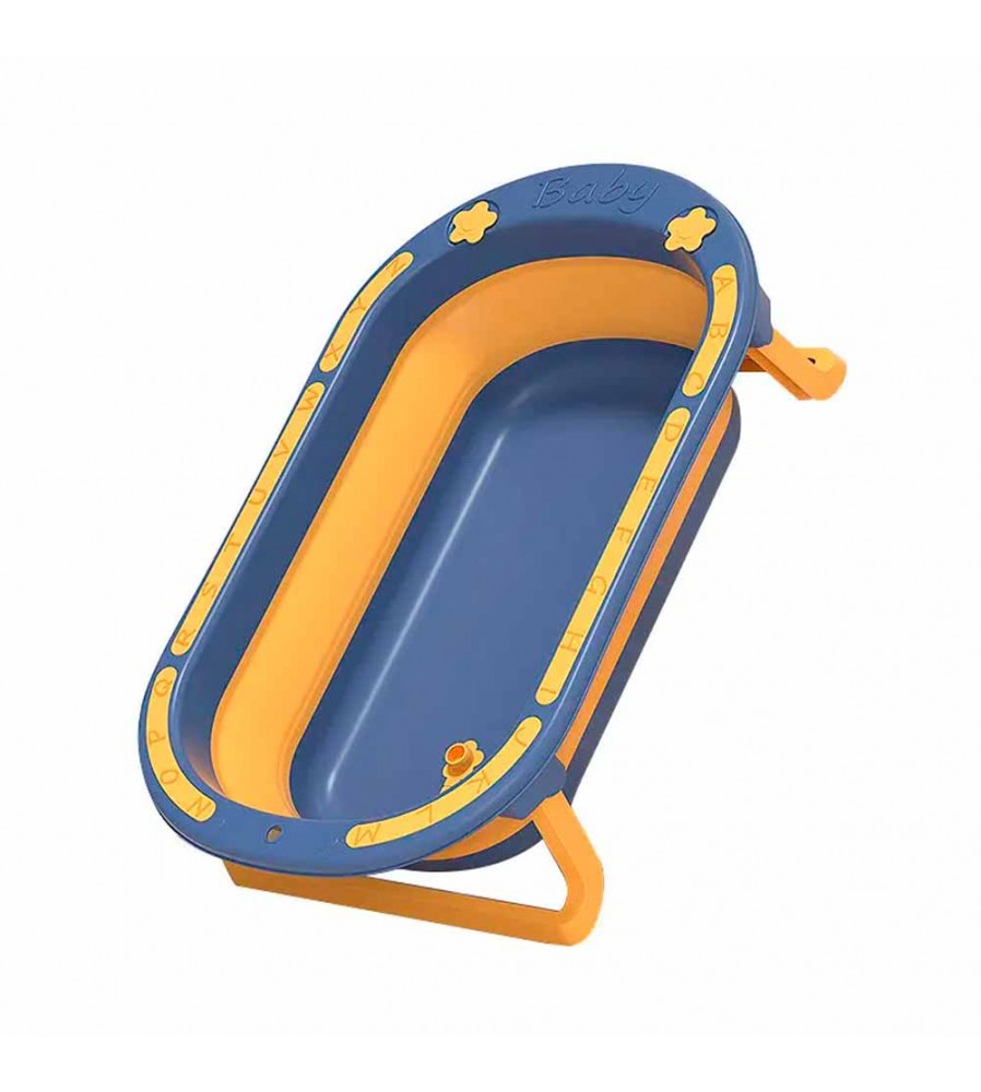 BAÑERA RETRÁCTIL PARA BEBÉS AZUL-AMARILLO Úpale