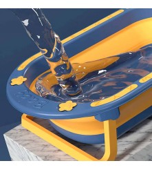 BAÑERA RETRÁCTIL PARA BEBÉS AZUL-AMARILLO Úpale