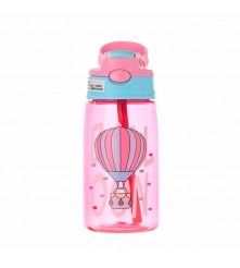 TERMO PLÁSTICO GLOBO ROSA x500ML ÚPALE