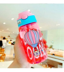 TERMO PLÁSTICO GLOBO ROSA x500ML ÚPALE