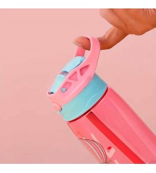 TERMO PLÁSTICO GLOBO ROSA x500ML ÚPALE