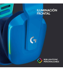 AUDIFONO + MICROFONO LOGITECH INALAMBRICO GAMER G733 LIGHTSPEED RGB