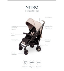 COCHE BEBE NITRO COLOR VERDE