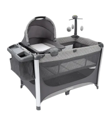 CUNA CORRAL GENOVA MARCA CARESTINO COLOR GRIS