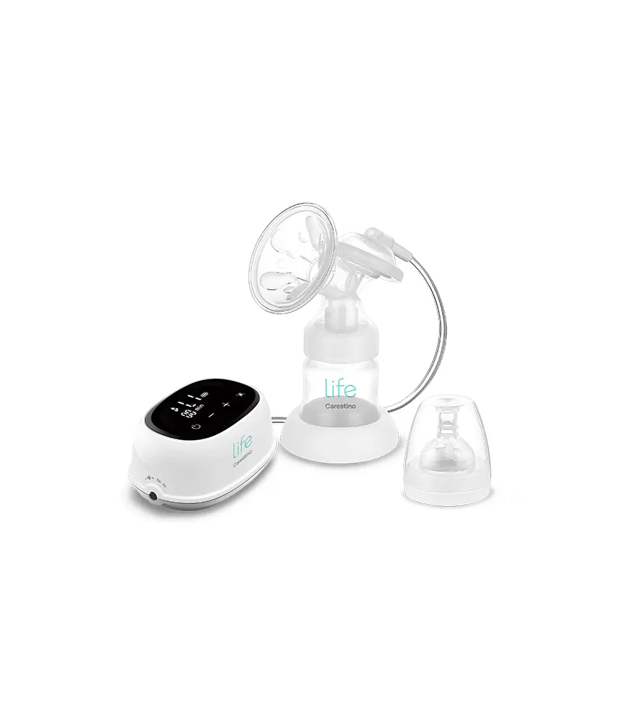 SACA LECHE ELÉCTRICA  POCKET  CON BATERIA MARCA CARESTINO