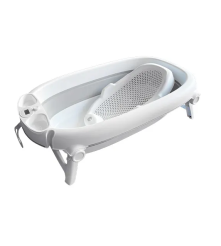 BAÑERA PLEGABLE CON SOPORTE MARCA CARESTINO COLOR