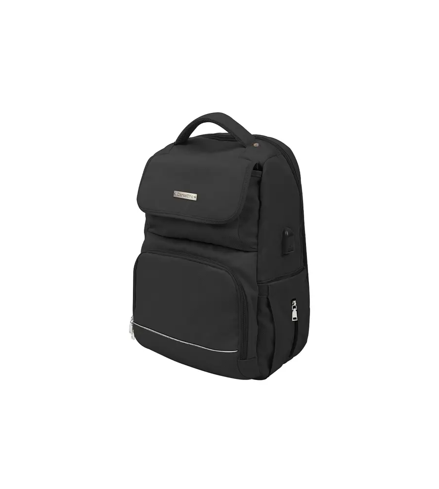 MOCHILA PAÑALERA BERNA MARCA CARESTINO COLOR NEGRO MOCHILA PAÑALERA BERNA MARCA CARESTINO COLOR NEGRO