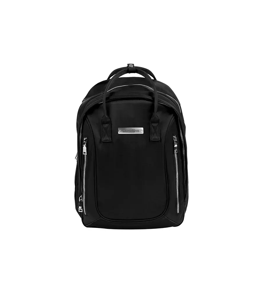 MOCHILA PAÑALERA PARIS MARCA CARESTINO COLOR NEGRO MOCHILA PAÑALERA PARIS MARCA CARESTINO COLOR NEGRO