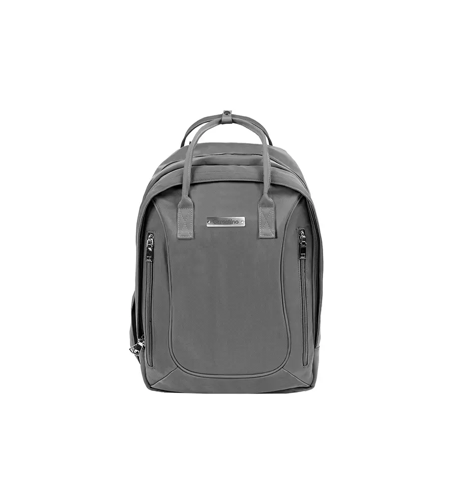 MOCHILA PAÑALERA PARIS MARCA CARESTINO COLOR GRIS